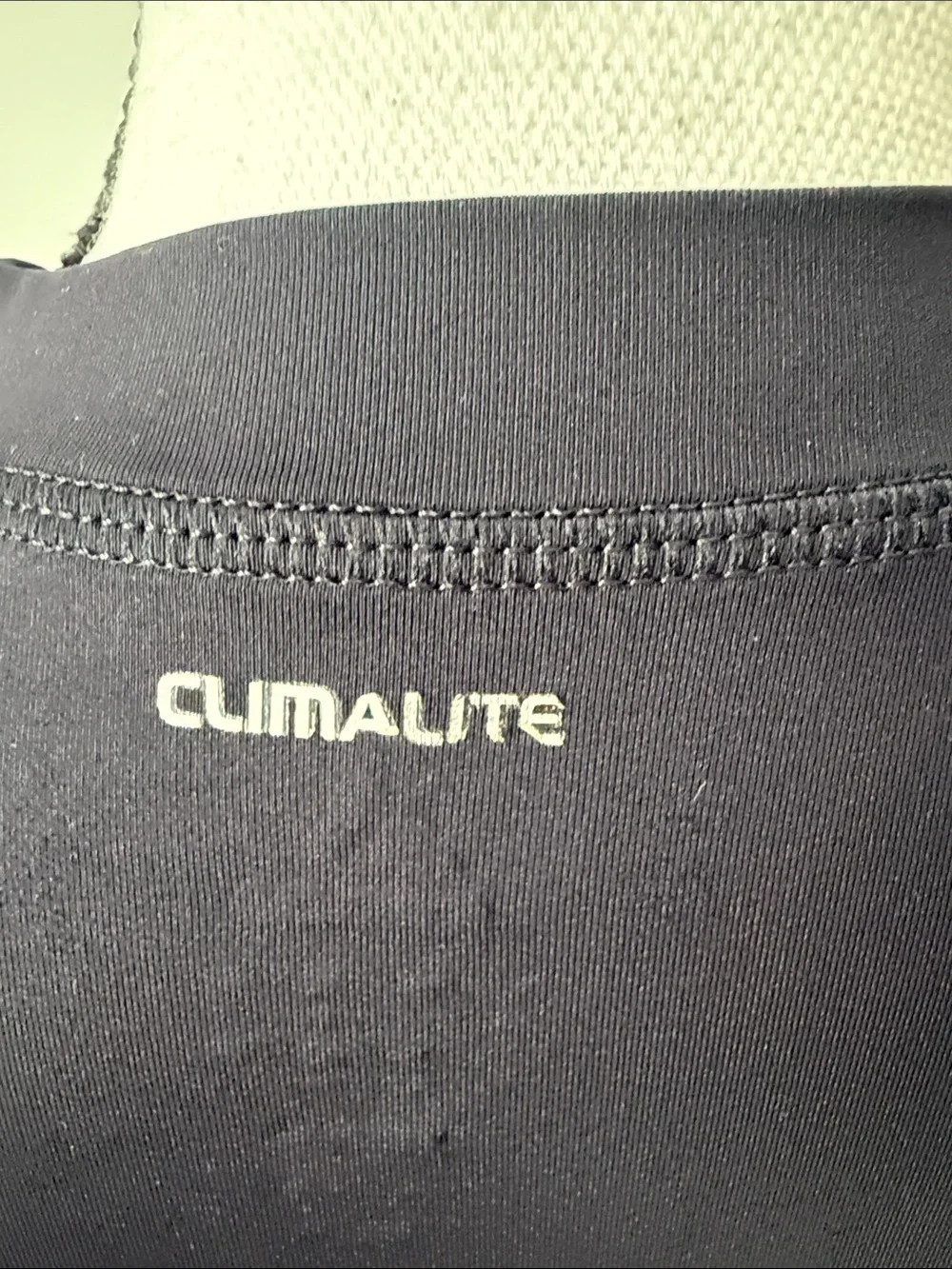 adidas Black Performance ClimaLite Tee with Small White Logo